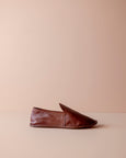 leather house shoes for men [brown]