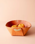 leather catch all bowl [natural]